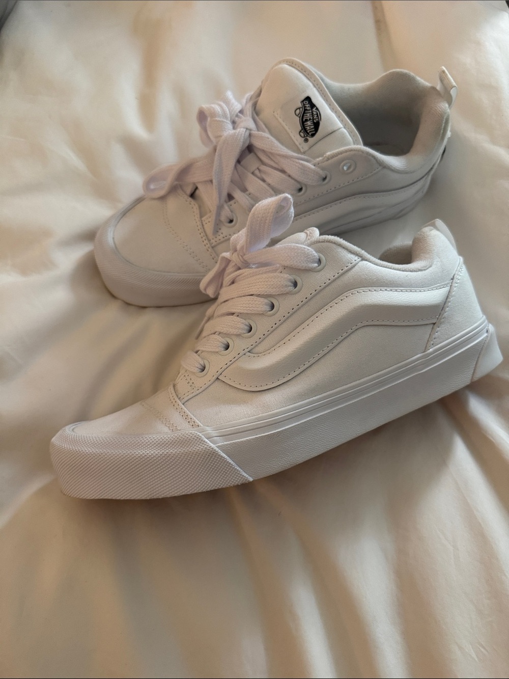 Vans All-White Low Top Sneakers